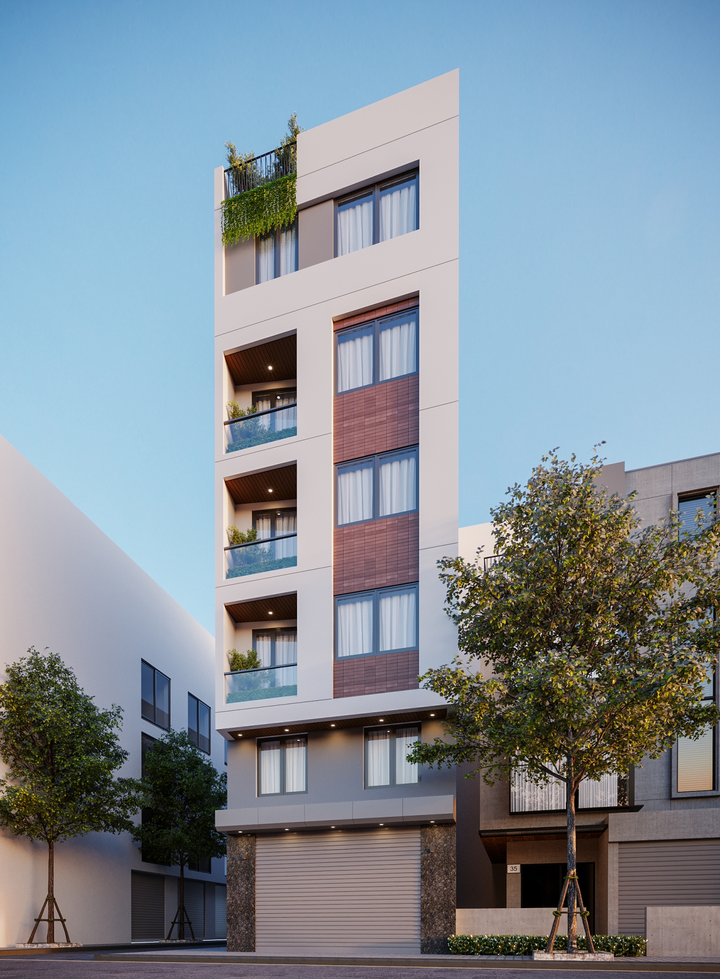 Nhà ở gia đình kết hợp cho thuê Chị Thúy - Vũ Ngọc Phan