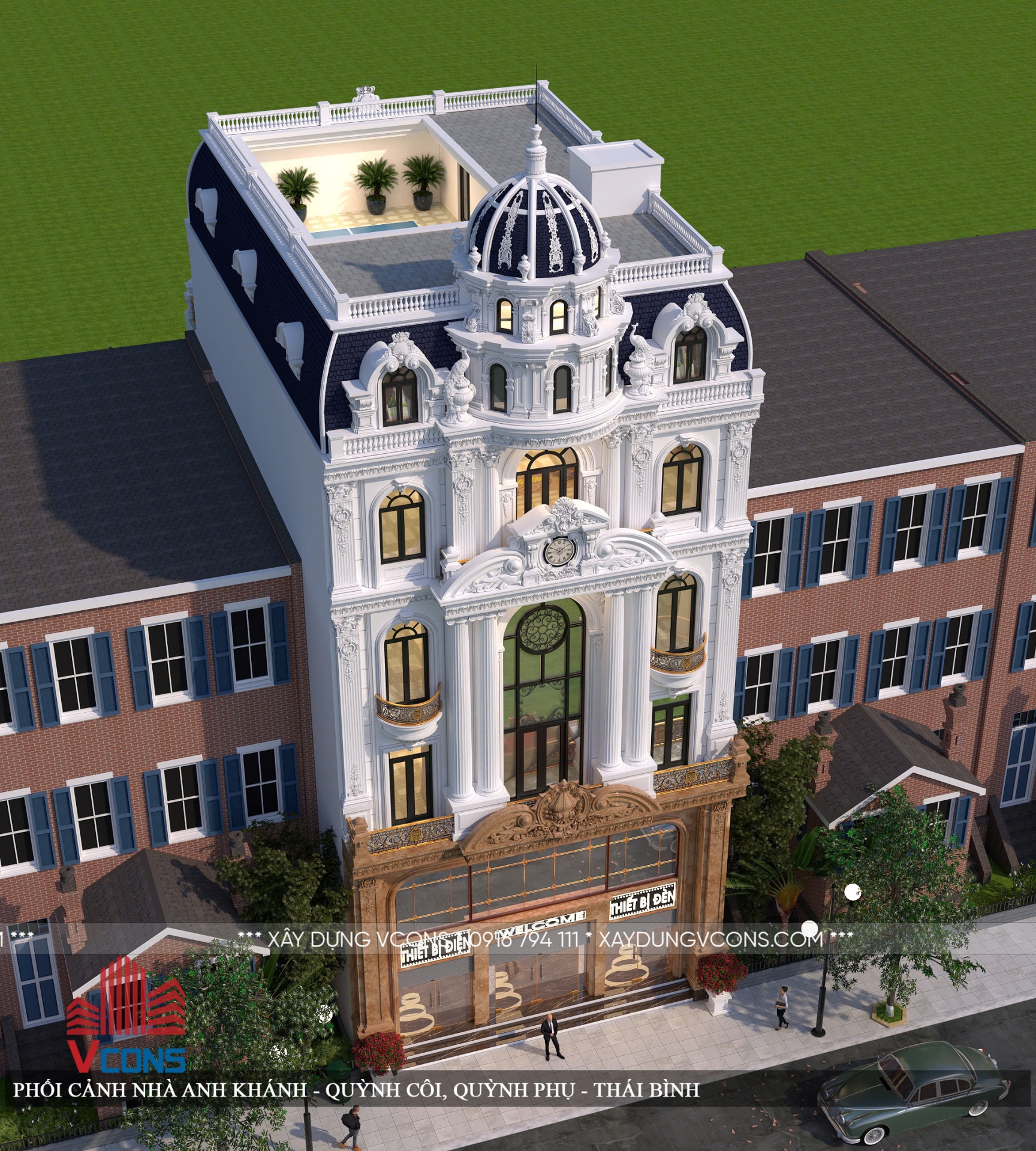 Biệt thự tân cổ điển Anh Khánh - Thái Bình