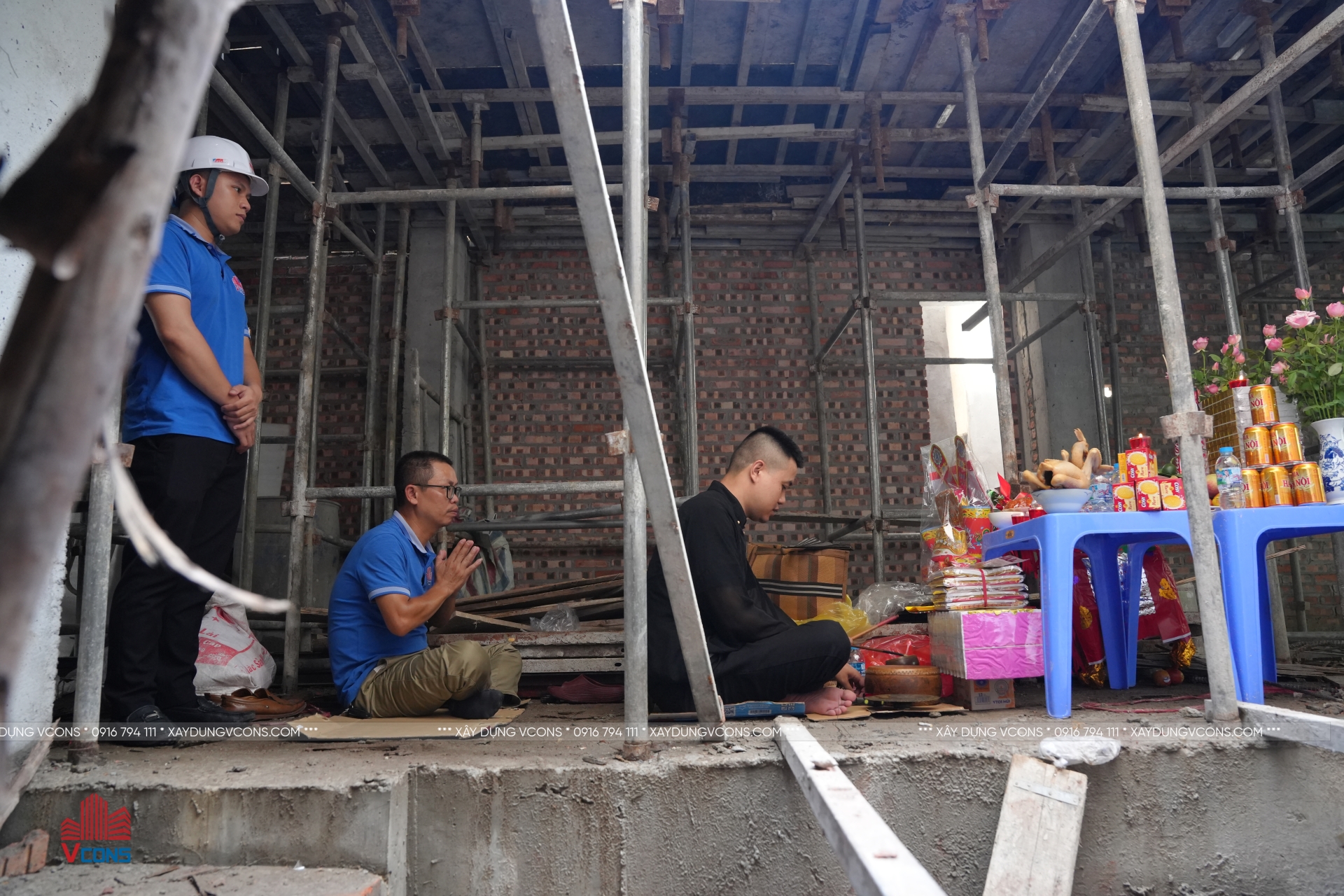 TIẾN ĐỘ THI CÔNG CÔNG TRÌNH NHÀ CHÚ KHOA – YÊN HÒA, CẦU GIẤY