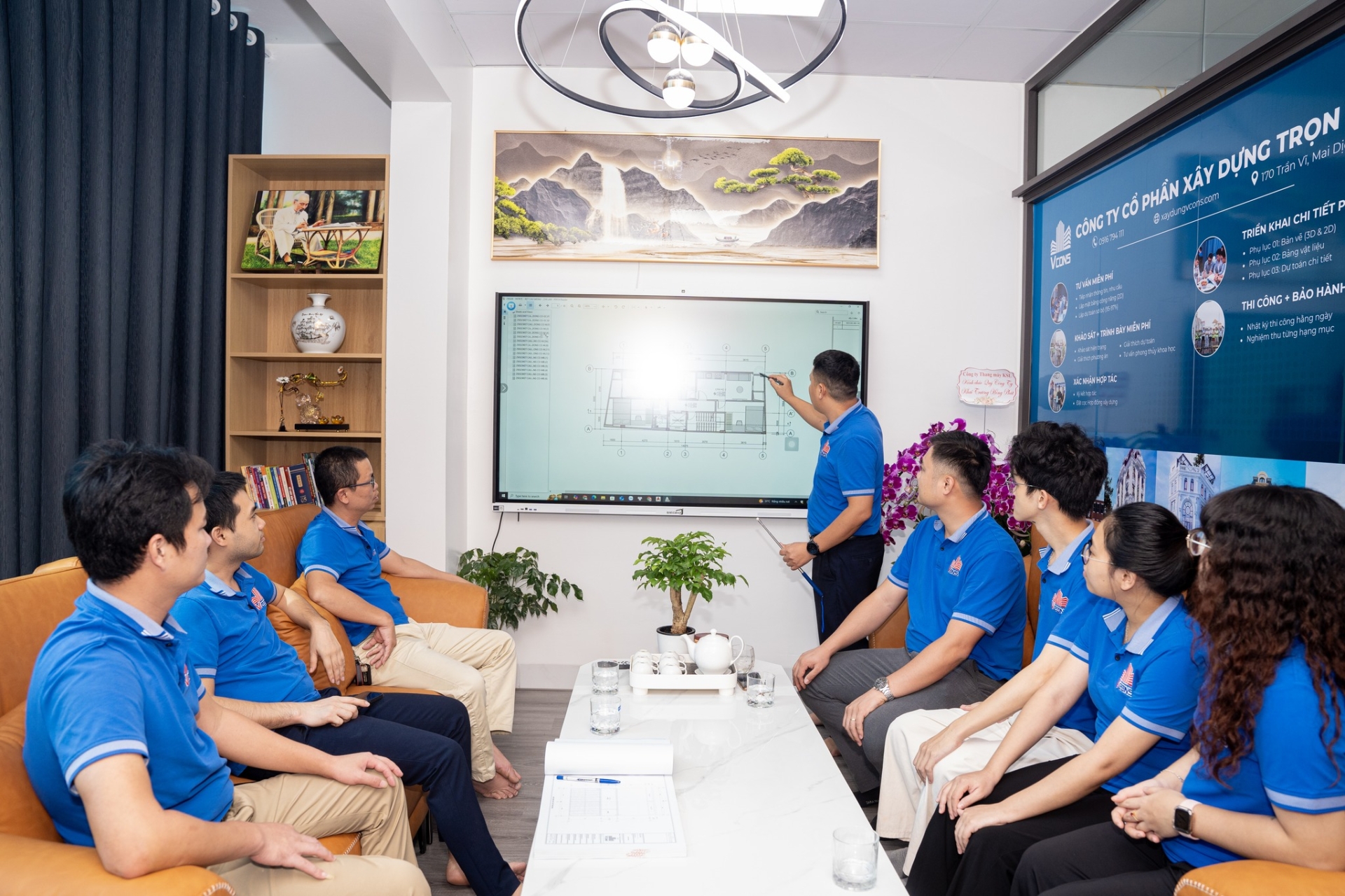 KÝ HỢP ĐỒNG XÂY NHÀ TRỌN GÓI CÙNG ANH HẠNH - AN KHÁNH