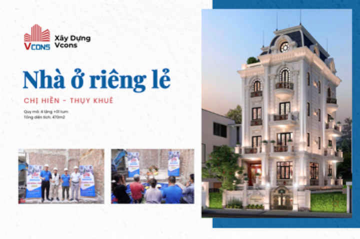 Nhà ở riêng lẻ Chị Hiền - Thụy Khuê