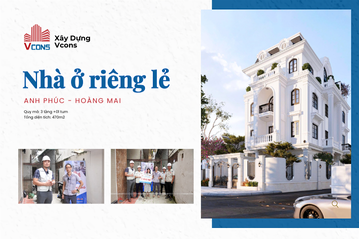 Nhà ở riêng lẻ Anh Phúc - Hoàng Mai