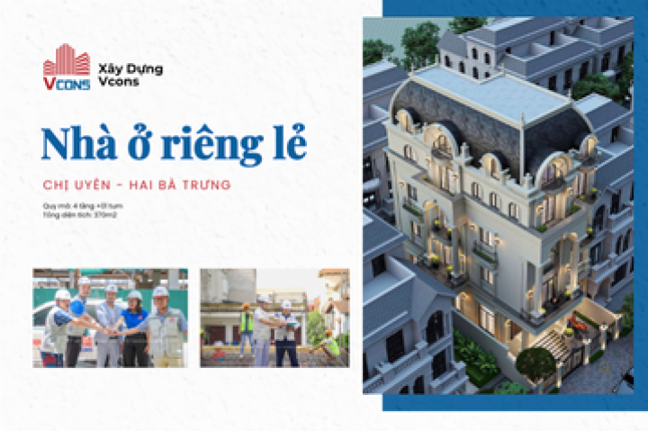 Nhà ở riêng lẻ Chị Uyên - Hai Bà Trưng