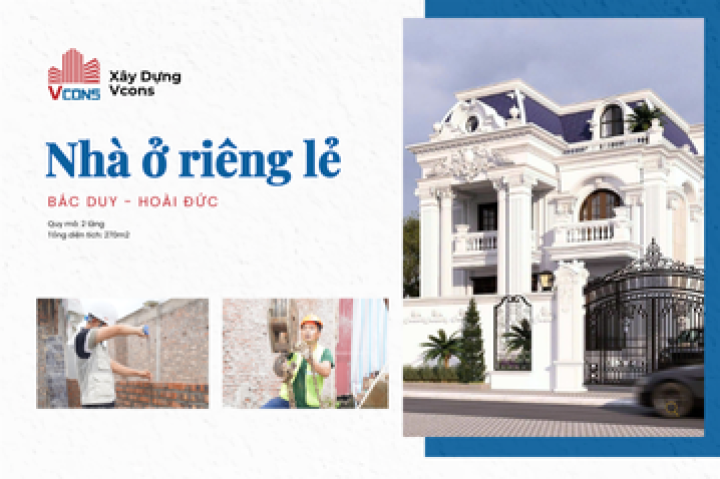 Nhà ở riêng lẻ Bác Duy - Hoài Đức