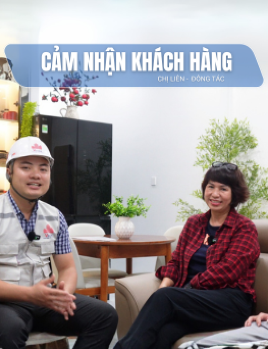 CẢM NHẬN KHÁCH HÀNG | NHÀ CHỊ LIÊN - PHỐ ĐÔNG TÁC - HÀ NỘI | Xây dựng Trọn gói Vcons