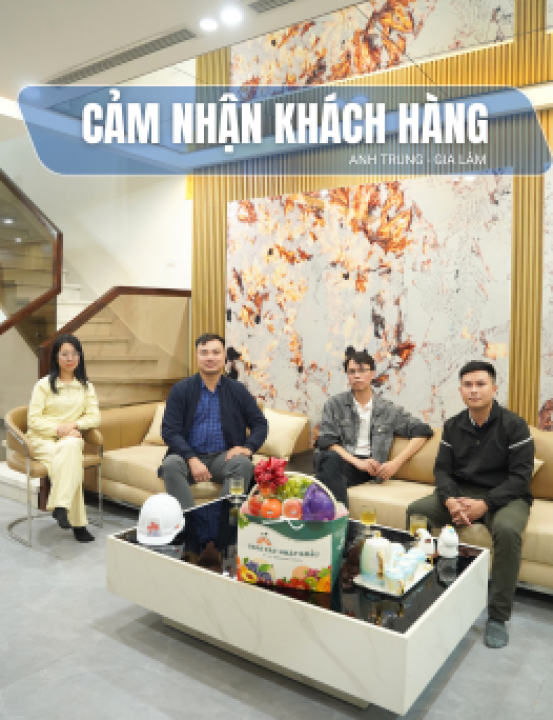 CẢM NHẬN KHÁCH HÀNG | Xây nhà trọn gói Anh Trung - Gia Lâm