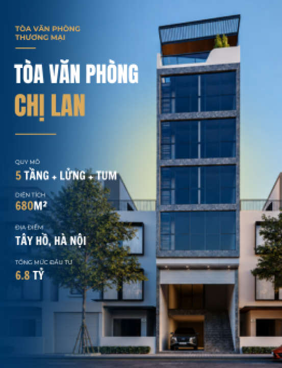 Tòa Văn Phòng Hỗn Hợp Căn Hộ Dịch Vụ Cho Thuê Chị Lan - Tây Hồ