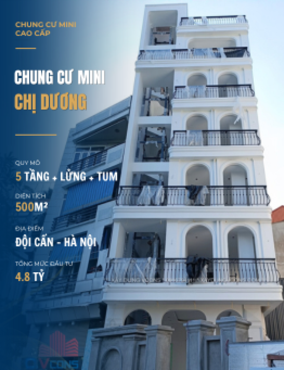 Chung cư mini cao cấp chị Dương - Đội Cấn