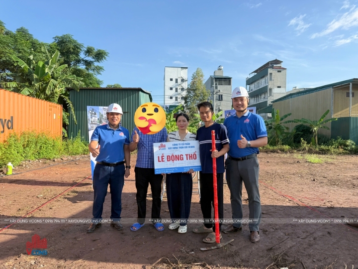 LỄ ĐỘNG THỔ CÔNG TRÌNH NHÀ ANH HUẤN - BẮC GIANG