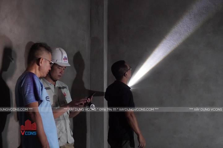 Nghiệm thu hạng mục trát tường, ốp lát nhà vệ sinh