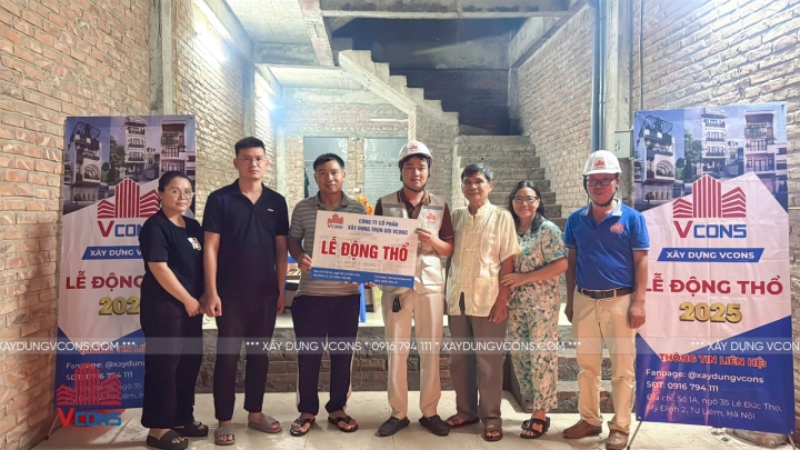 LỄ ĐỘNG THỔ CÔNG TRÌNH NHÀ ANH PHÚC - HÀ ĐÔNG