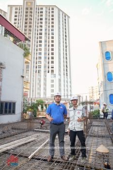 CẬP NHẬT TIẾN ĐỘ CÔNG TRÌNH CHUNG CƯ MINI 950M2