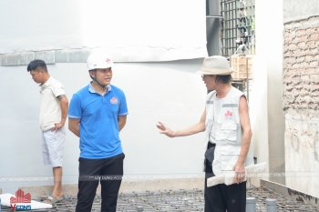 TIẾN ĐỘ THI CÔNG CÔNG TRÌNH NHÀ CHÚ KHOA – YÊN HÒA, CẦU GIẤY