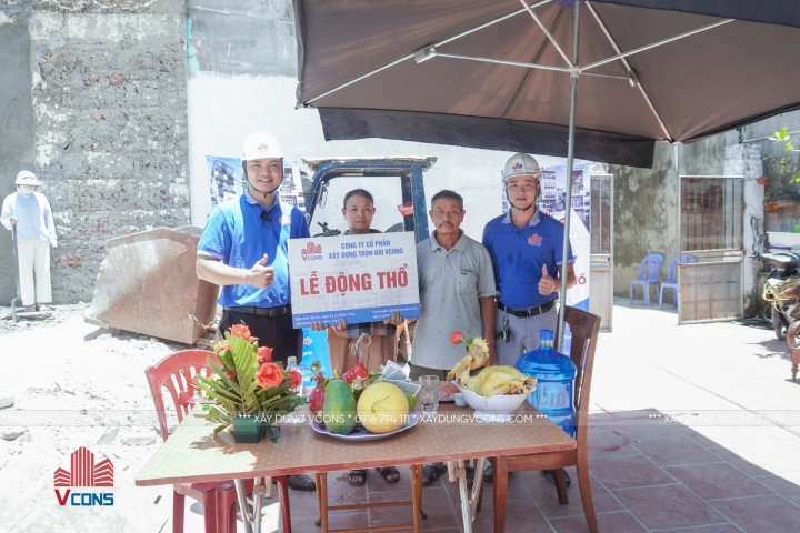 Lễ Động Thổ nhà Anh Sơn - Long Biên