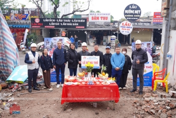 Thi công cọc khoan nhồi nhà 7 tầng 1 bán hầm tại Hà Nội – Giải pháp nền móng vững chắc từ VCONS