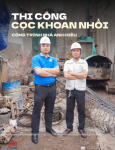 Thi công cọc khoan nhồi nhà 7 tầng 1 bán hầm tại Hà Nội – Giải pháp nền móng vững chắc từ VCONS